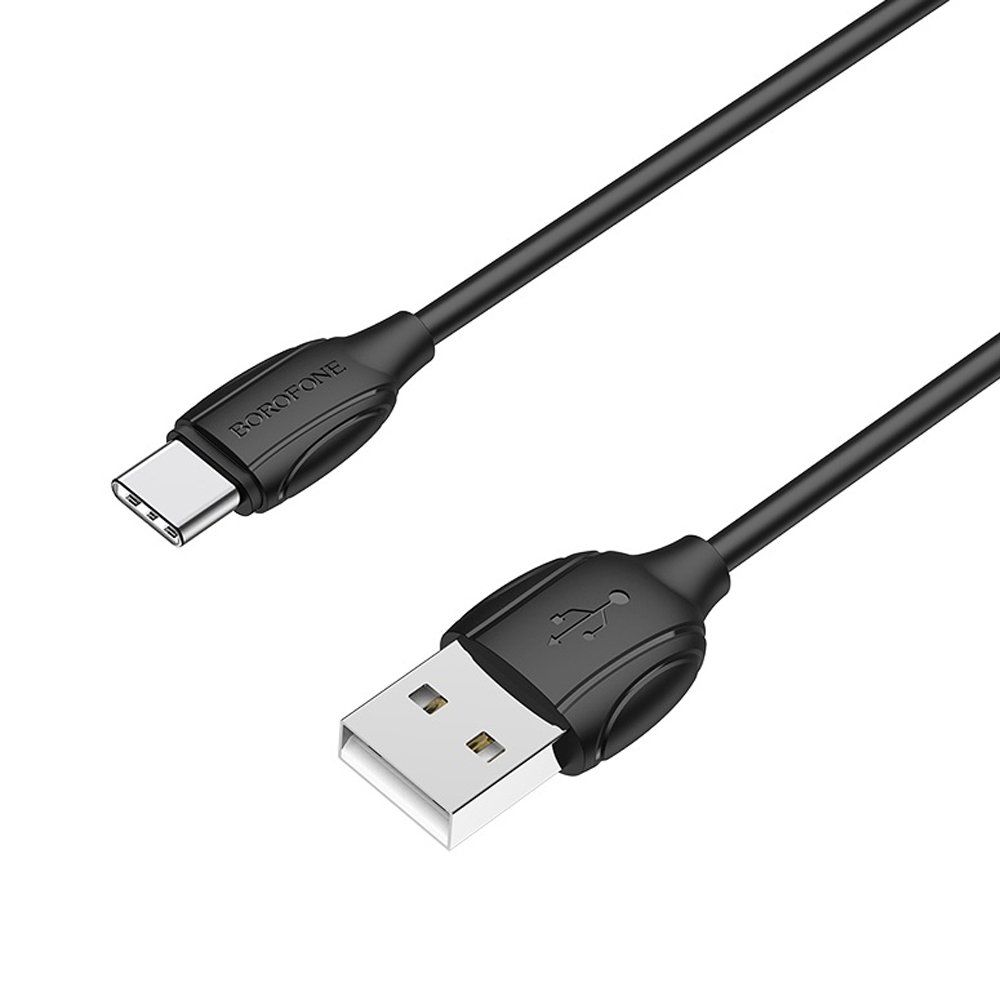 Кабель Borofone BX19 Type-C, черный (L=1M) в Челябинске купить по недорогим ценам с доставкой