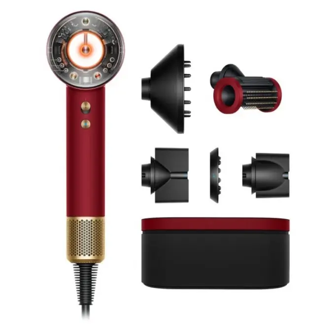 Фен Dyson Supersonic Nural HD16, Red Velvet/Gold в Челябинске купить по недорогим ценам с доставкой