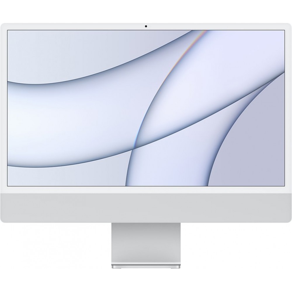 Apple iMac 24" Retina 4,5K, (M3 8C CPU, 10C GPU), 8 ГБ, 256 ГБ SSD, серебристый в Челябинске купить по недорогим ценам с доставкой
