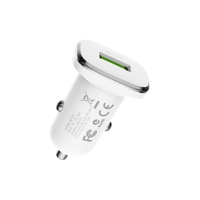 АЗУ Borofone BZ12A QC3.0 1xUSB 18W + кабель Type-C в Челябинске купить по недорогим ценам с доставкой