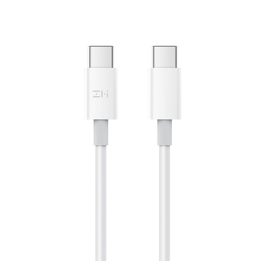 Кабель ZMI Type-C/Type-C 150 см 60W (AL301) техпак белый в Челябинске купить по недорогим ценам с доставкой
