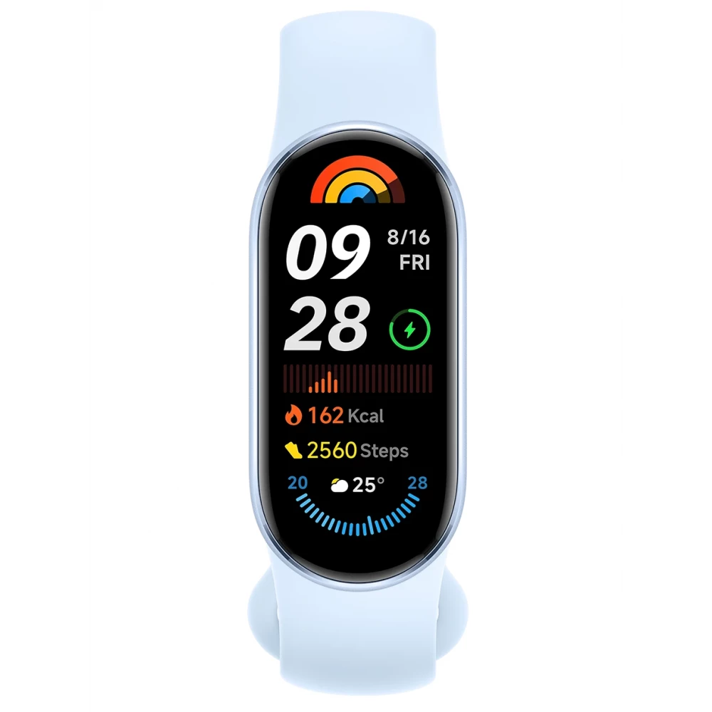 Умный браслет Xiaomi Mi Smart Band 9, синий (Global) в Челябинске купить по недорогим ценам с доставкой