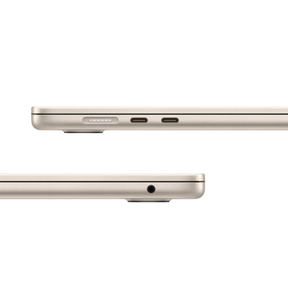 Ноутбук Apple MacBook Air 15" (M2, 8C CPU/10C GPU, 2023), 8 ГБ, 512 ГБ SSD, Starlight в Челябинске купить по недорогим ценам с доставкой