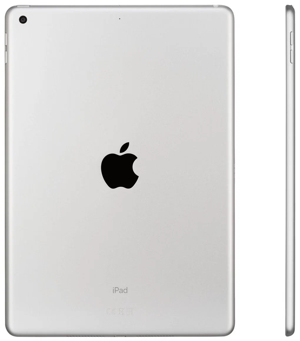 Планшет Apple iPad (2021) 64Gb Wi-Fi + Cellular, серебристый в Челябинске купить по недорогим ценам с доставкой