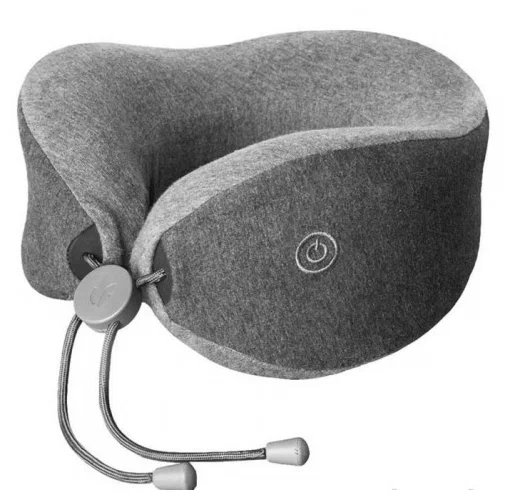 Xiaomi массажная подушка LeFan Comfort-U Pillow Massager LRS100 26.5x24x10 см, серый в Челябинске купить по недорогим ценам с доставкой