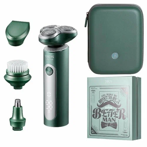 Электробритва Soocas S5 Smooth Electric Shaver (Gift Set), зеленый в Челябинске купить по недорогим ценам с доставкой