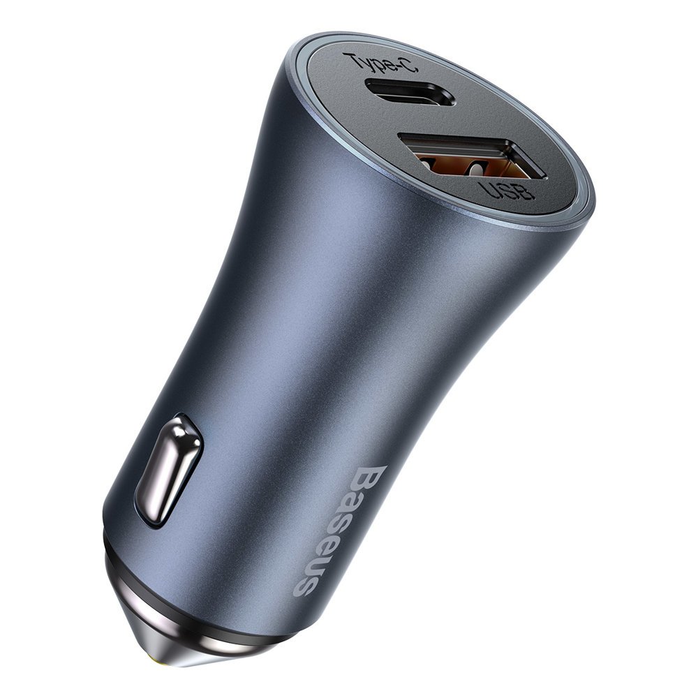 АЗУ Baseus Golden Contactor Pro Dual Fast Charger Car Charger C+C 40W в Челябинске купить по недорогим ценам с доставкой