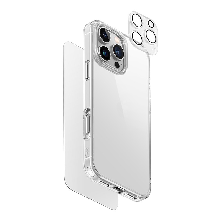 Накладка UNIQ ClearVue 360 3in1 для iPhone 16 Pro в Челябинске купить по недорогим ценам с доставкой
