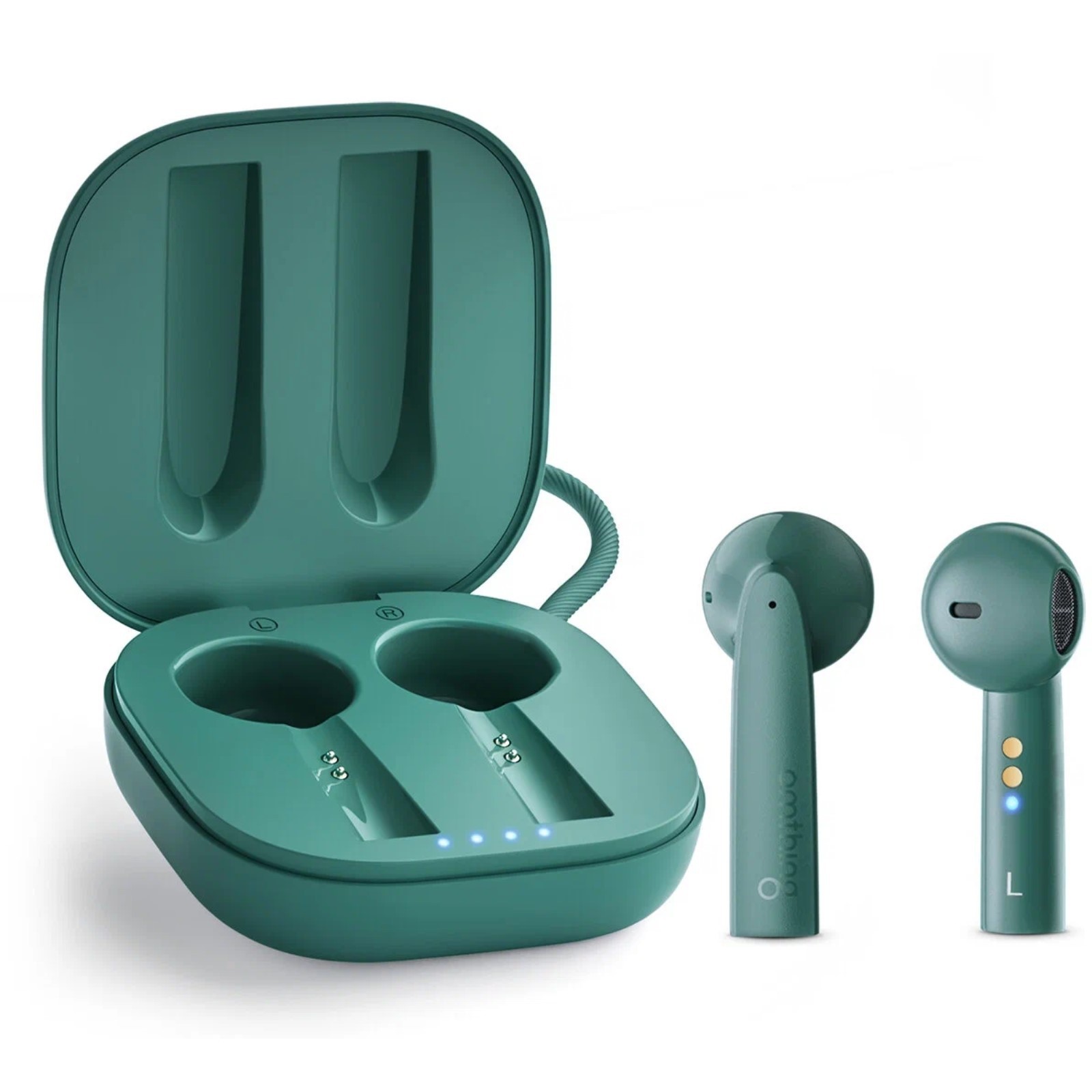 Беспроводные наушники Xiaomi 1MORE Omthing AirFree Pods (EO005) (Зеленый)