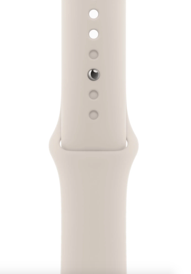Умные часы Apple Watch Series 9 41mm Starlight Aluminium Case with Starlight Sport Band в Челябинске купить по недорогим ценам с доставкой