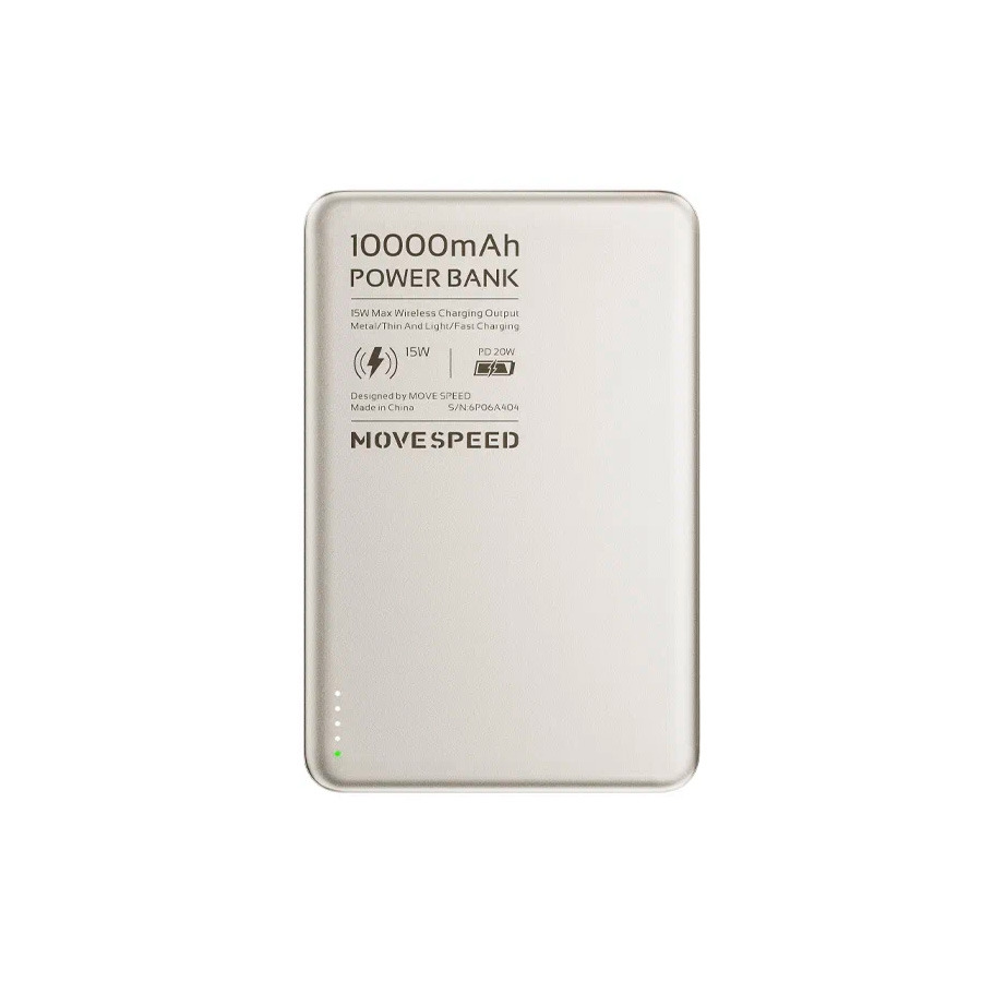 Внешний аккумулятор Movespeed Qi2 Magnetic Power Bank 10000mAh, USB-C в Челябинске купить по недорогим ценам с доставкой