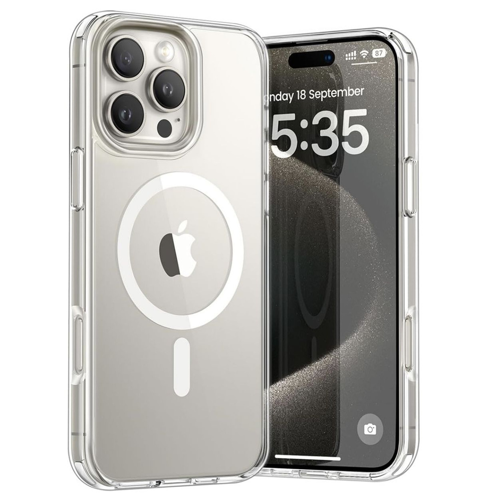 Накладка KEEPHONE Hybrid Pro для iPhone 16 Pro Max (c MagSafe) в Челябинске купить по недорогим ценам с доставкой