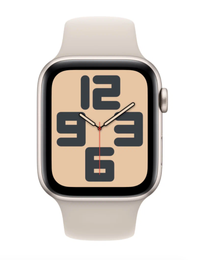 Умные часы Apple Watch SE (2023) 40mm Starlight Aluminium Case with Starlight Sport Band (EU) в Челябинске купить по недорогим ценам с доставкой