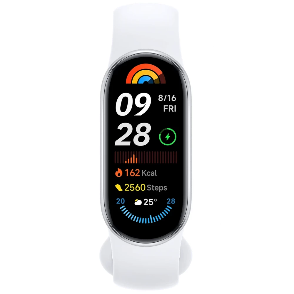Умный браслет Xiaomi Mi Smart Band 9, серебристый (Global) в Челябинске купить по недорогим ценам с доставкой