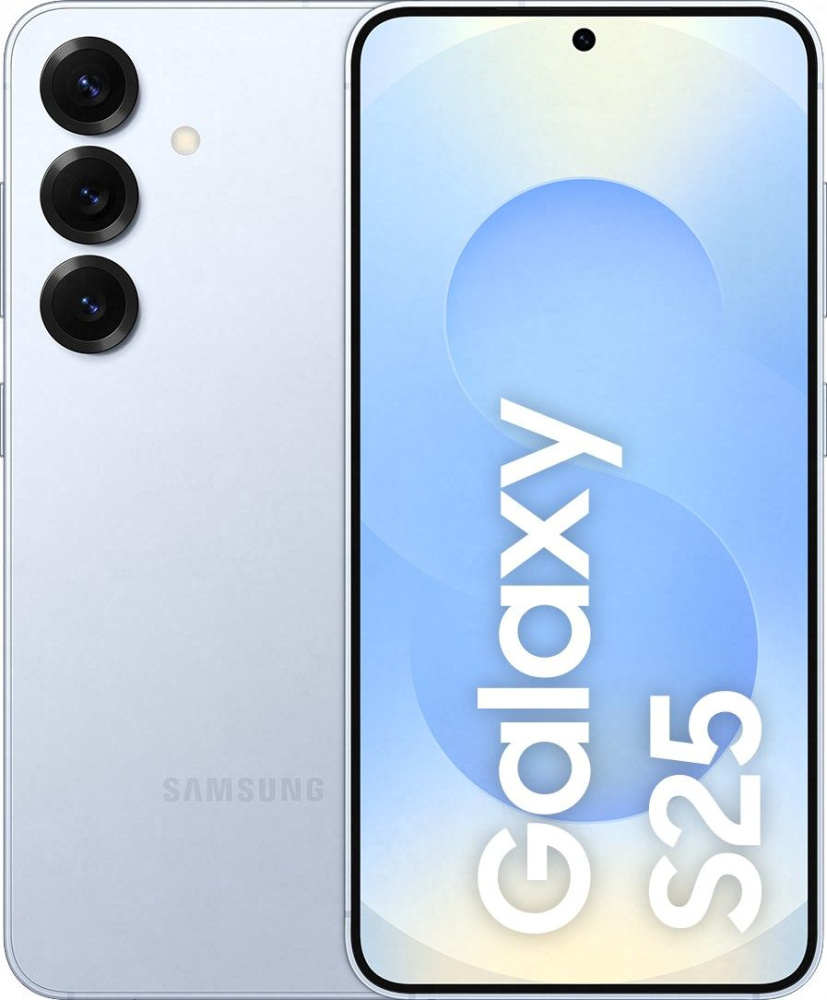 Смартфон Samsung Galaxy S25 12/512Gb, голубой в Челябинске купить по недорогим ценам с доставкой