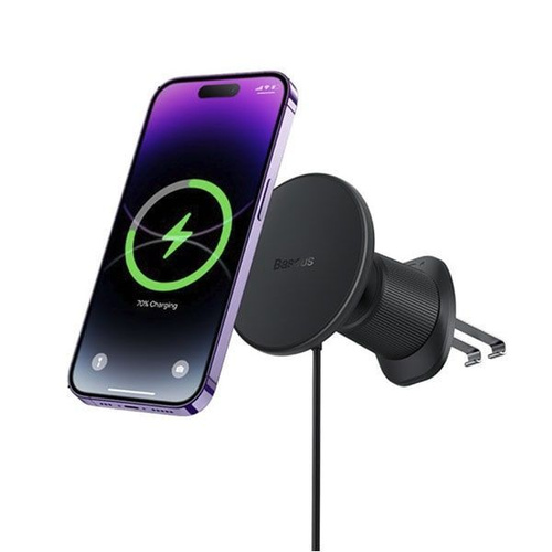 Автомобильный держатель Baseus CW01 Magnetic Wireless Charging Car Mount 15W в Челябинске купить по недорогим ценам с доставкой