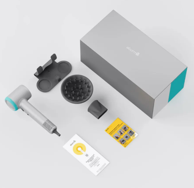 Фен для волос Deerma DEM-CF51W, светло-серый в Челябинске купить по недорогим ценам с доставкой