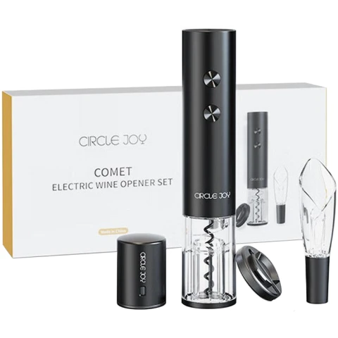 Винный набор Circle Joy Comet Electric Wine Opener Set (CJ-TZ20) в Челябинске купить по недорогим ценам с доставкой