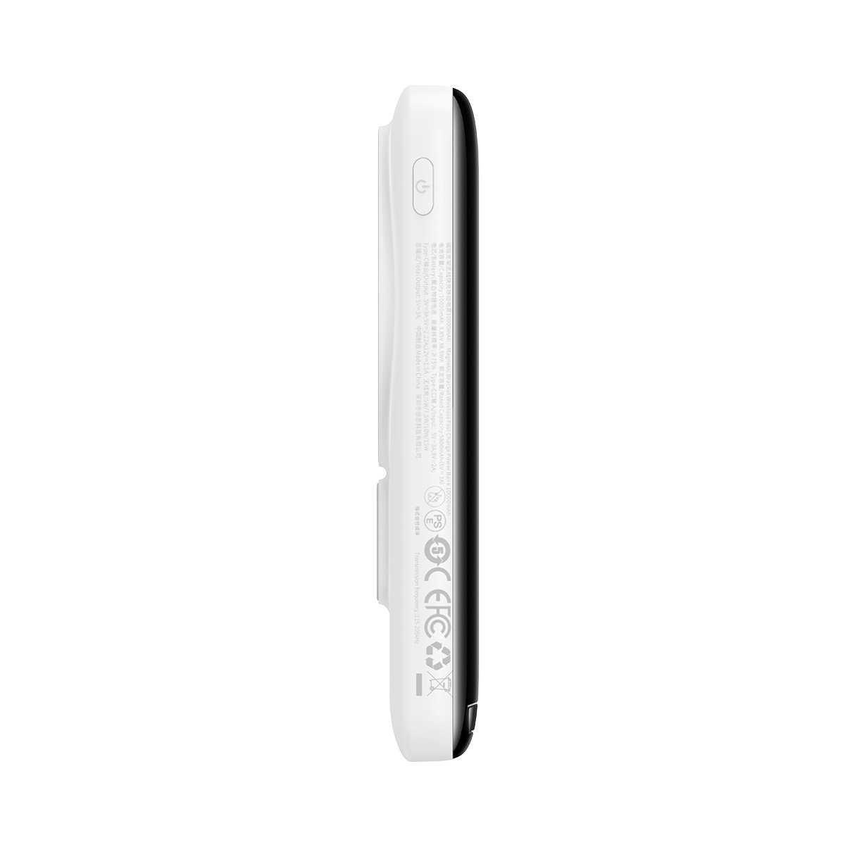 Внешний аккумулятор Baseus Magnetic Bracket Wireless Fast Charge 20W, 10000mAh, белый (PPCX000202) в Челябинске купить по недорогим ценам с доставкой