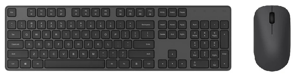 Клавиатура и мышь беспроводные Xiaomi Wireless Keyboard and Mouse Combo (WXJS01YM) в Челябинске купить по недорогим ценам с доставкой