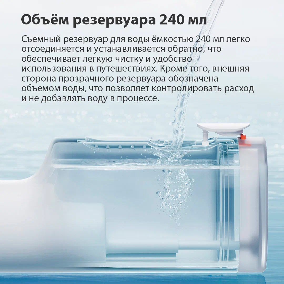 Ирригатор Xiaomi Mijia Electric Teeth Flosser F300 Smoked, зеленый (MEO703) в Челябинске купить по недорогим ценам с доставкой
