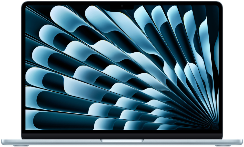 Apple MacBook Air 13" (M4 10C CPU, 8C GPU, 2025) 16 ГБ, 256 ГБ SSD, sky blue в Челябинске купить по недорогим ценам с доставкой