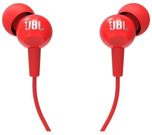 Стерео-наушники JBL C100SI (Красный)