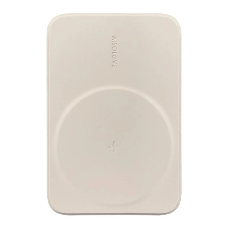 Внешний аккумулятор SOLOVE 5000mAh Magnetic MagSafe 20W QC 3PD 3A Lightning/Type-C (W12), бежевый в Челябинске купить по недорогим ценам с доставкой