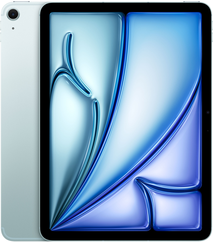 Планшет Apple iPad Air 11'' 2024 128 ГБ, Wi-Fi+Cellular, blue в Челябинске купить по недорогим ценам с доставкой