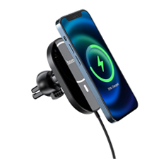 Держатель магнитный c БЗУ HOCO CA90 MagSafe 15W Держатель магнитный c БЗУ HOCO CA90 MagSafe 15W